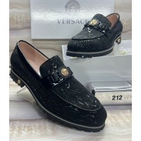 Versace Top Notch Black Shoes 